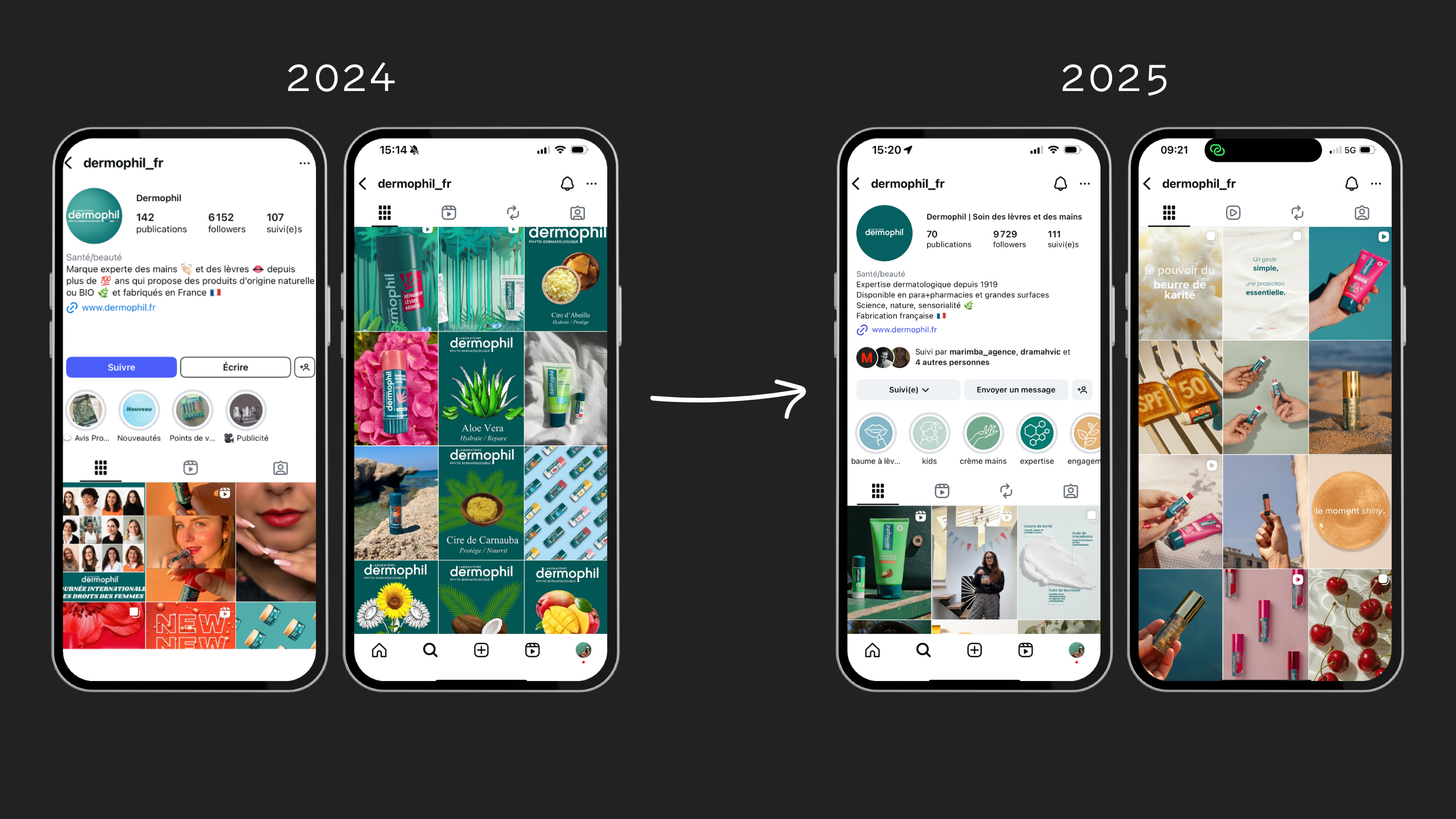 before/after instagram account