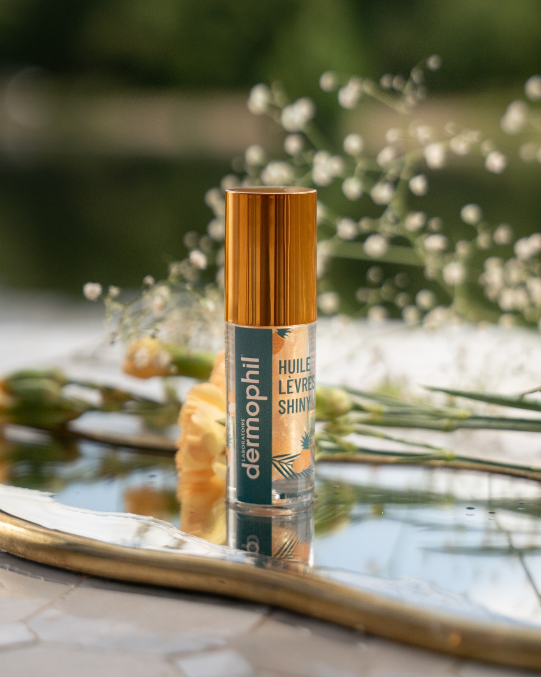 huile à lèvres shiny