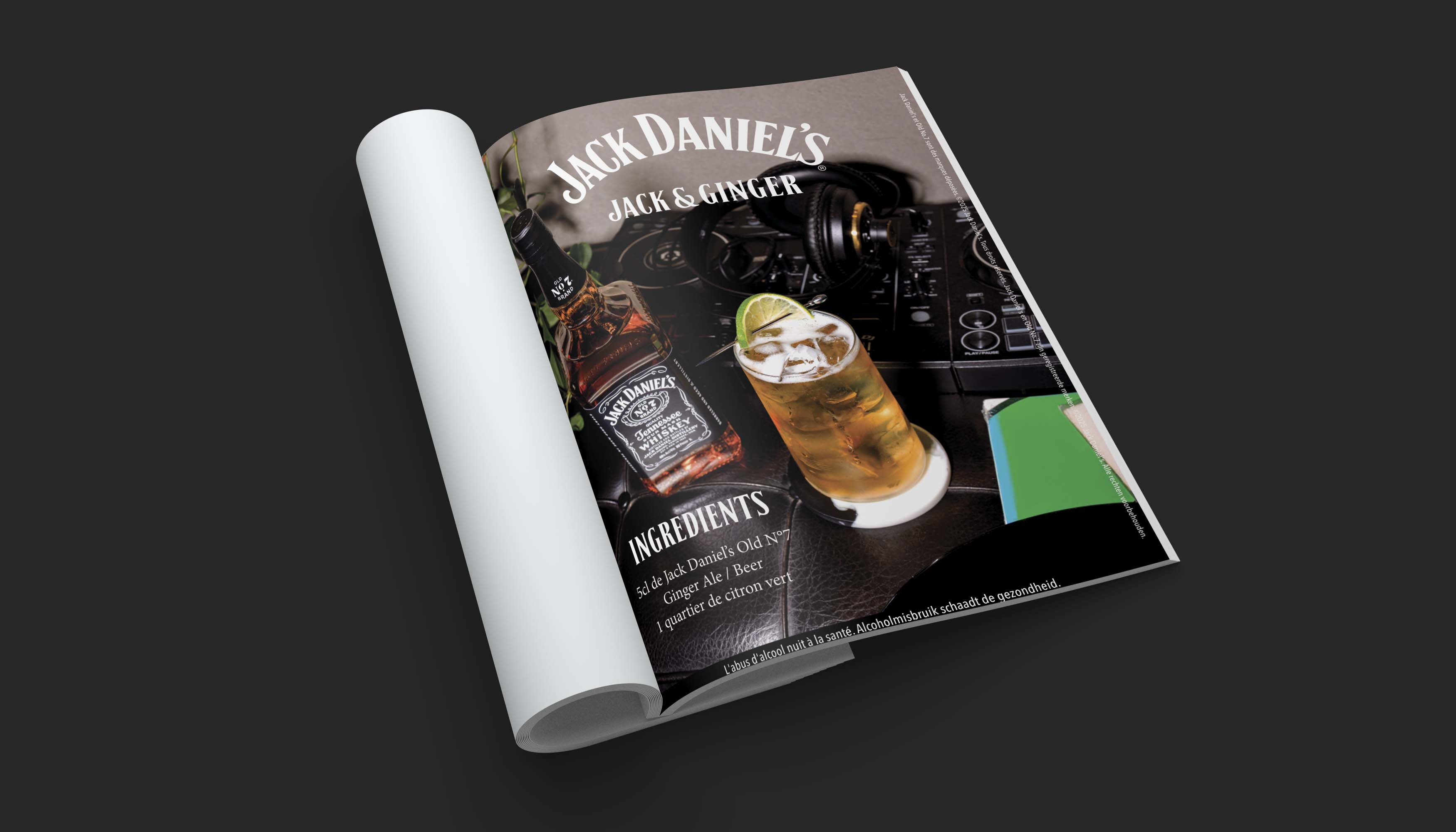 magazine jack daniel's jack and ginger